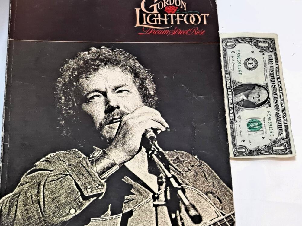 Gordon Lightfoot: Dream Street Rose (1980 Sheet Music & Photos)